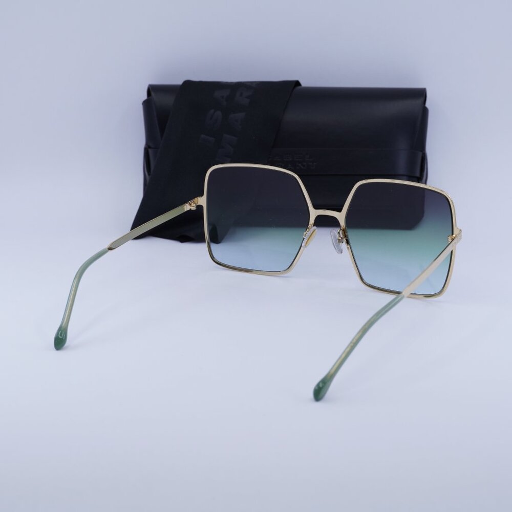 Isabel Marant IM 0102/S 0PEF IB Sunglasses - Gold Frame, Green Lenses - Picture 11 of 11